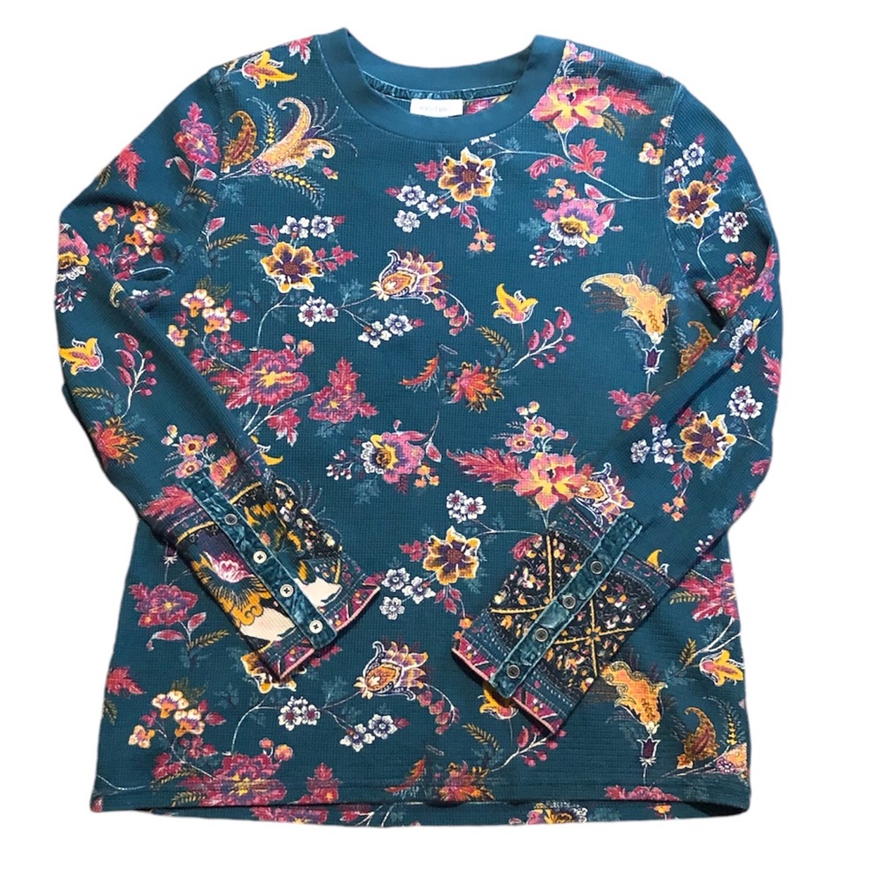 Sundance Waffle Knit Thermal Top, size XL